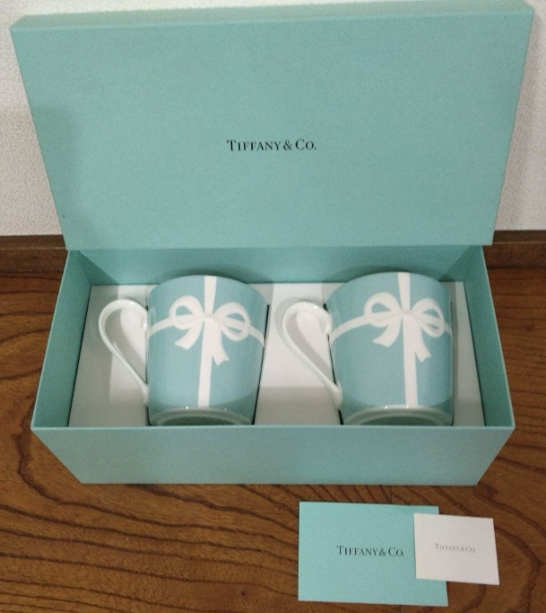 ティファニー　TIFFANY ペアマグカップ ブルーボックス マグ