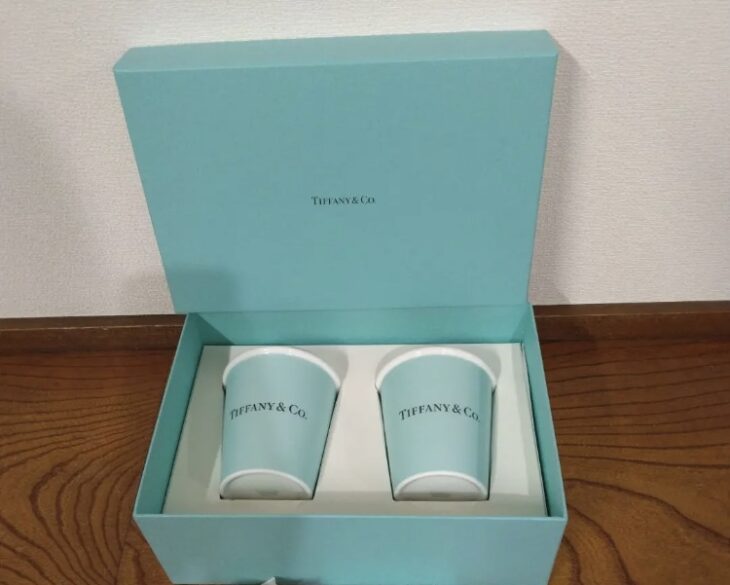 ティファニー TIFFANY ボーンチャイナ ペーパーカップ